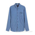 Letter Embroidery Single Breasted Casual Shirts for Men